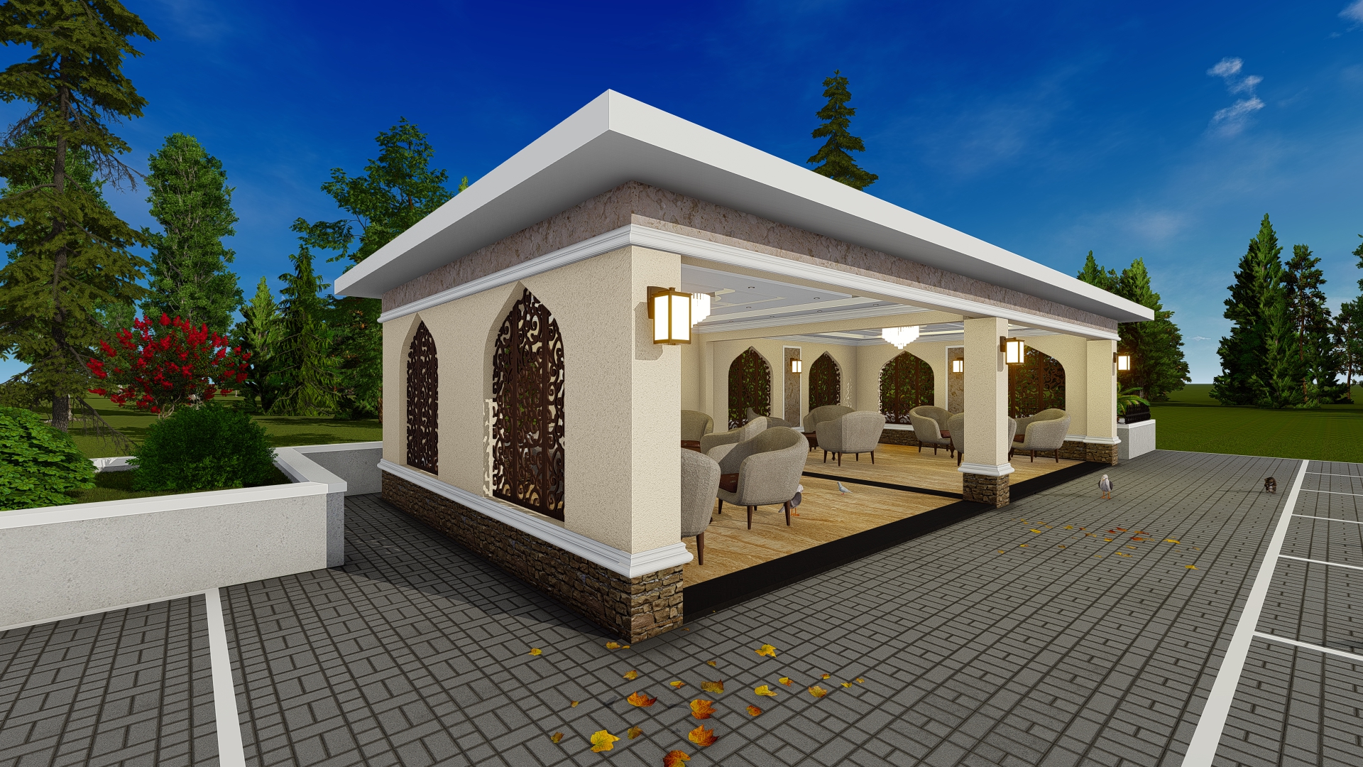 Gazebo and Outdoor Pavilion — an Argrac Premiums Ltd project