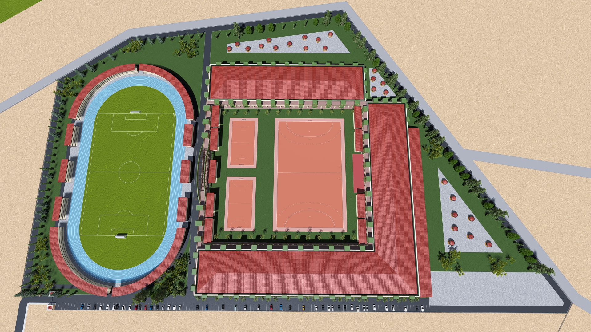 Garissa University Sports Arena — an Argrac Premiums Ltd project